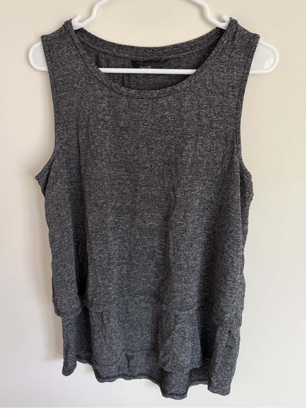 Apt. 9 Heathered Charcoal Sleeveless Tank